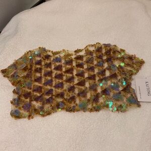 Gold and Purple Women's Accessory